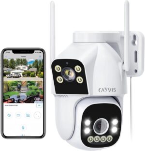 Videocamera Sorveglianza Bidirezionale con Sensore di movimento